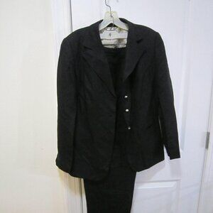 Calvin Klein Women's 2pc Black Pant Suit, sz 12